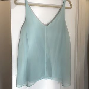 Kenneth Cole Seafoam Green Sleeveless Top Sz XS